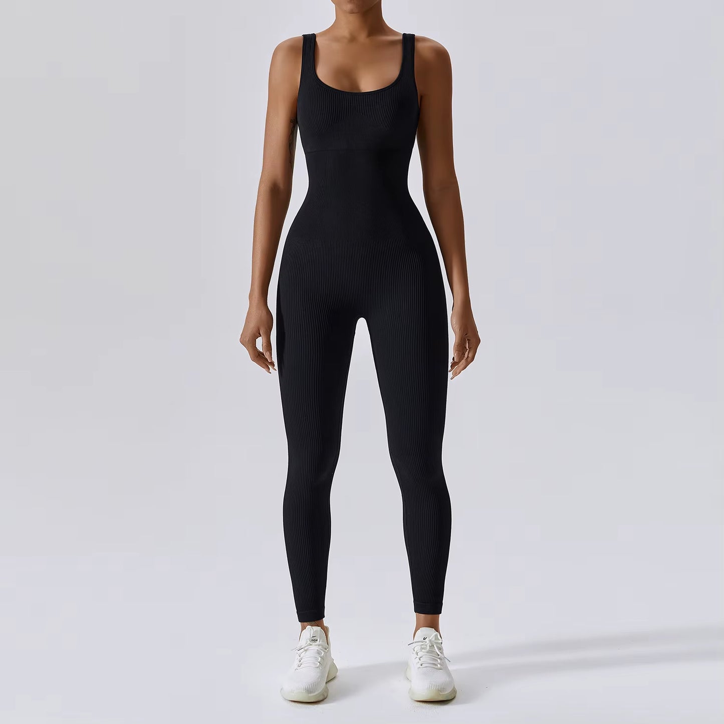 Women'S Tracksuit Yoga Set Yoga Jumpsuits One Piece Workout Long Sleeve Rompers Sportswear Gym Set Workout Clothes for Women