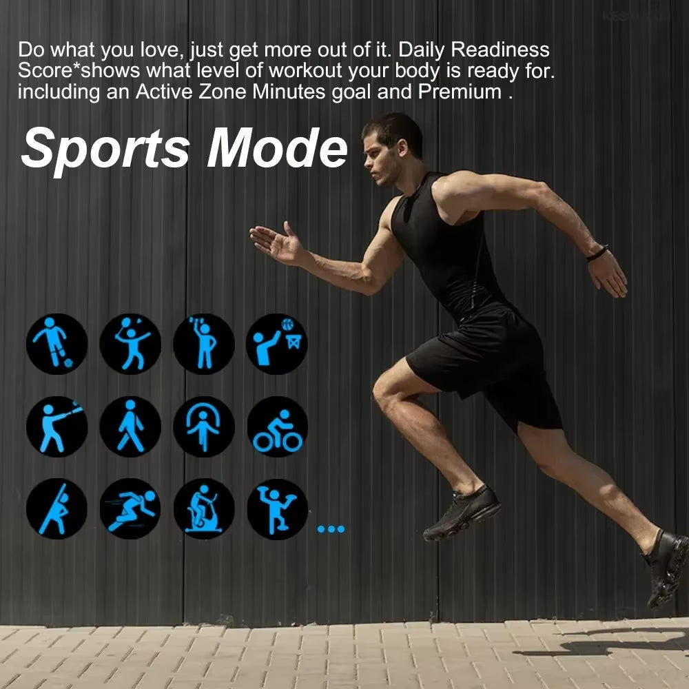 H9 2025 Smart Watch 2.01-Inch HD Display Receive Make Calls Message Preview Sport Mode Weather Forecast Smart Watch