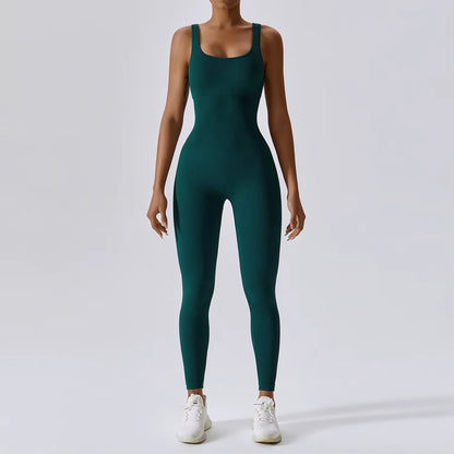 Women'S Tracksuit Yoga Set Yoga Jumpsuits One Piece Workout Long Sleeve Rompers Sportswear Gym Set Workout Clothes for Women