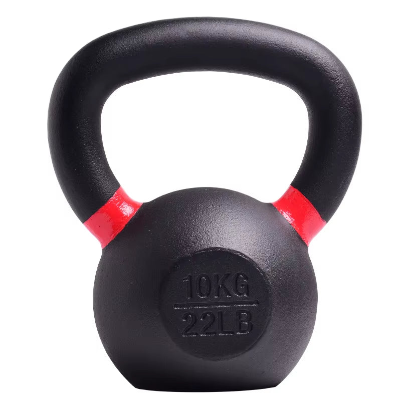 Factory Custom Cast Iron Competition Kettlebell Set Powder Coated for Body Building Fitness, Random Color