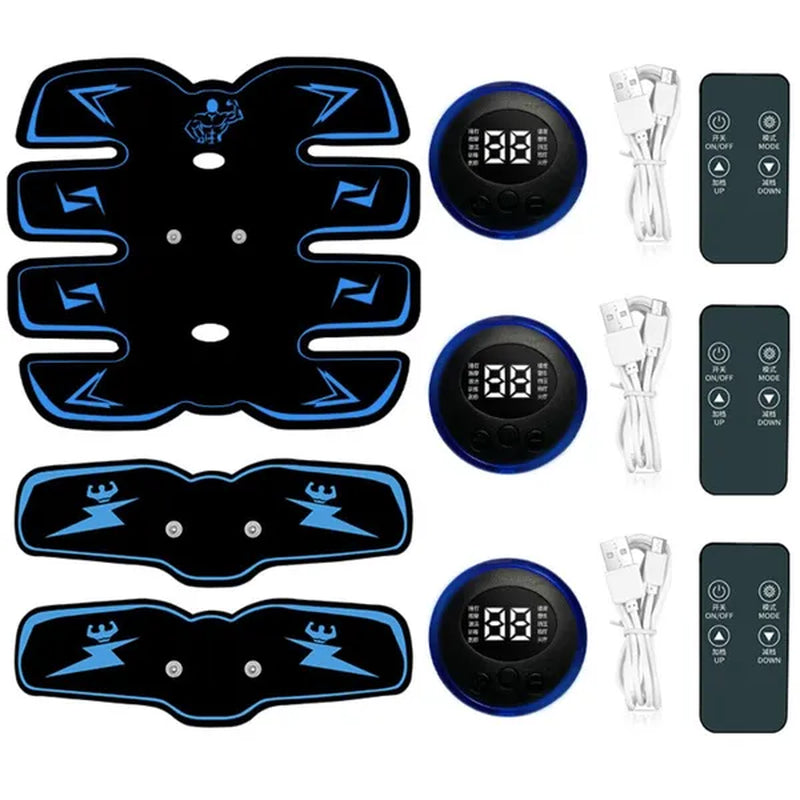 EMS Wireless Muscle Stimulator Trainer Smart Fitness Abdominal Training Electric Weight Loss Stickers Body Slimming Massager