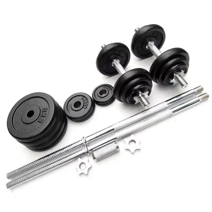 Hot Fitness Equipment 10-50Kg Boxed Dumbbells Can Be Turned into Barbell Strength Training Free Weight Fitness Adjustable Suit.