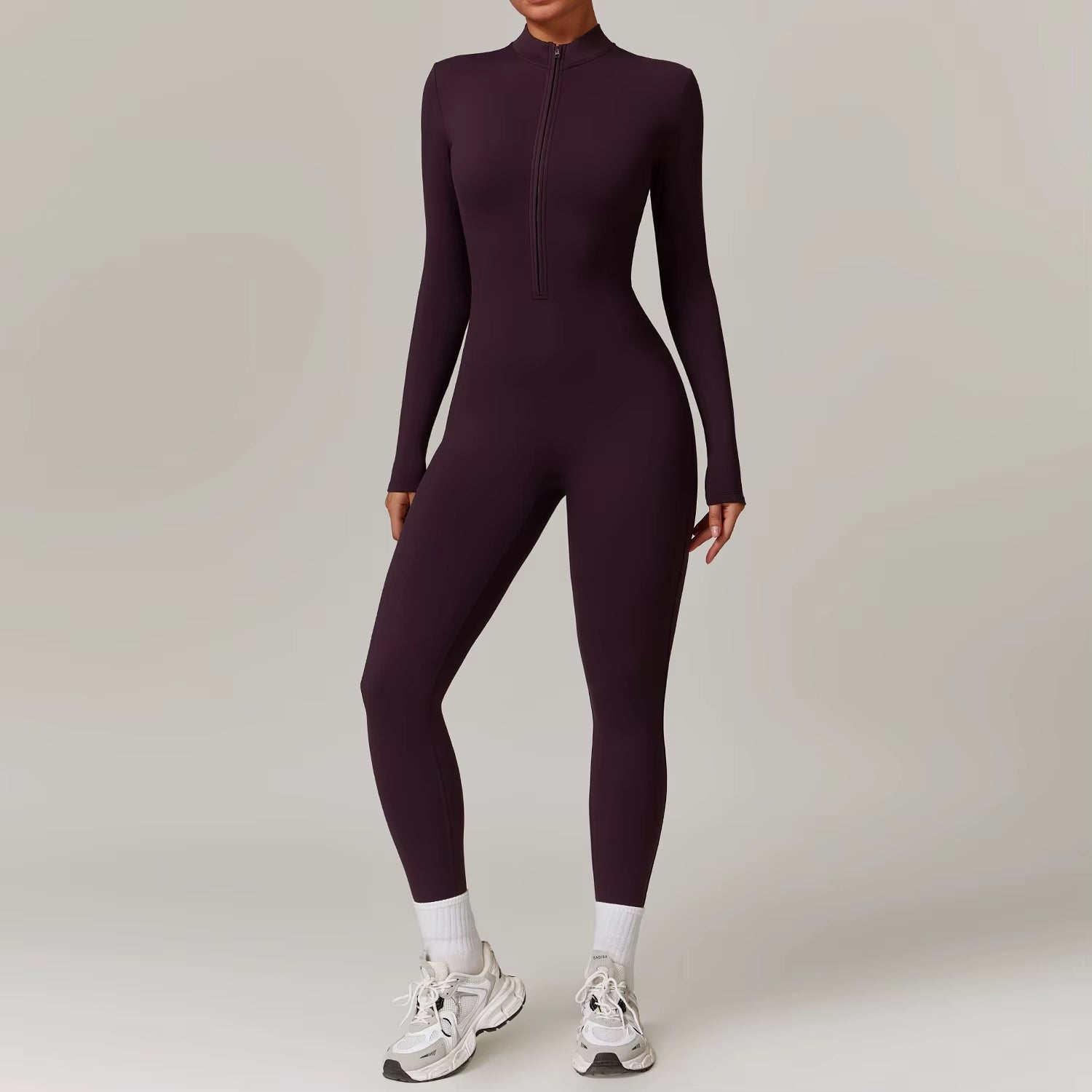 Women'S Clothes Yoga Set Yoga Jumpsuits One Piece Workout Long Sleeve Rompers Sportswear Gym Set Workout Tracksuit Bodysuits