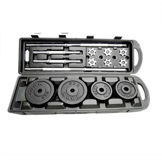 Hot Fitness Equipment 10-50Kg Boxed Dumbbells Can Be Turned into Barbell Strength Training Free Weight Fitness Adjustable Suit.