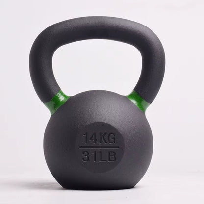 Factory Custom Cast Iron Competition Kettlebell Set Powder Coated for Body Building Fitness, Random Color