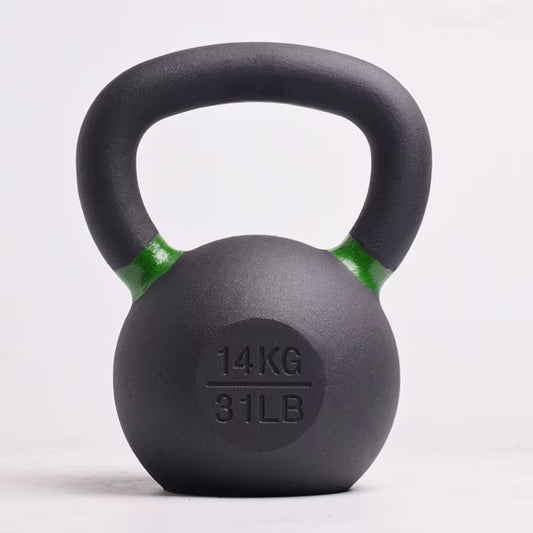 Factory Custom Cast Iron Competition Kettlebell Set Powder Coated for Body Building Fitness, Random Color